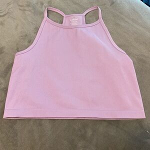Jo&Co Pink Ribbed Tank Top